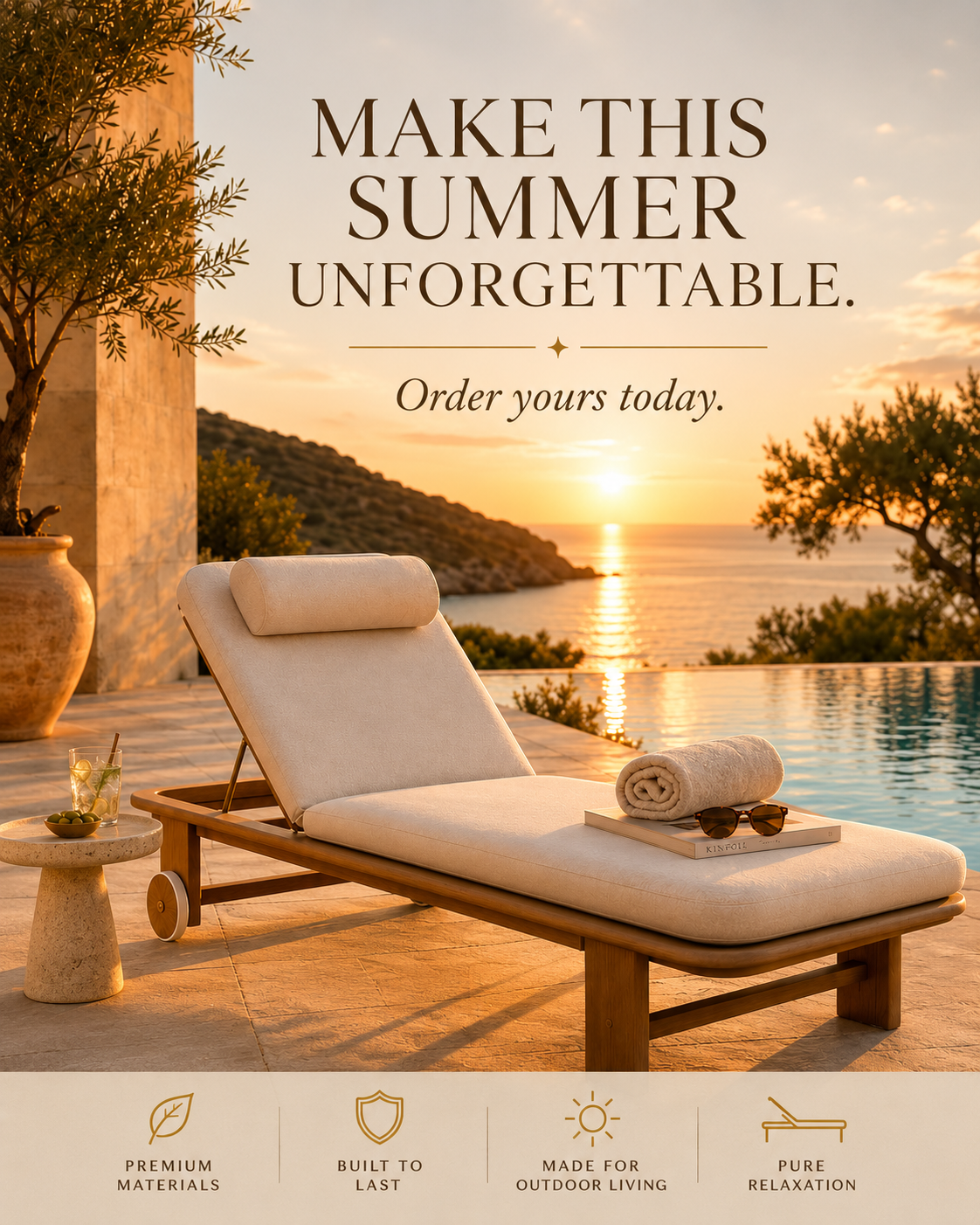 Mirae Riviera – Premium Acacia Sun Lounger - Image 10